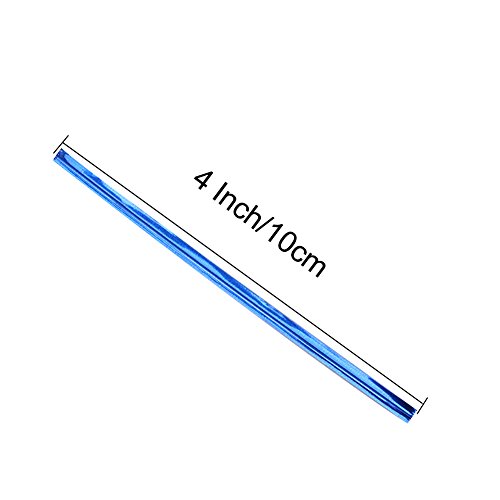 HRX Package 4'' Metallic Twist Ties Good Christmas Cello Wedding Party Candy Bags (8 Colors 6400pcs)