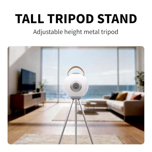 UB+ dB1 - Altavoz Bluetooth impermeable blanco | Altavoces portátiles con sonido Hi-Fi de 40 W, graves profundos, 20 horas de reproducción, resistente al agua IPX5 y TWS (blanco brillante)