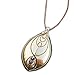 EMF Protection Pendant by Chi-O-Phi® - Harmonize your being and protect yourself from unsettling EMF with this revolution of Active Jewelry (Gold)