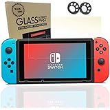 New Tempered Glass Screen Protector,Anti-Blue Light Explosion-Proof Anti-Fingerprint Scratch-Resistant for Nintendo Switch 2017 WADEKING (2-Pack)