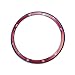 TK-KLZ for Jaguar XE XFL F-PACE F-Type/XF 2015-2018 Premium Aviation Aluminum Alloy Car Steering Wheel Decoration Ring Sticker Decals (Silver)