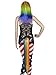 Simplicity Rainbow Wig with Long Wig Tail Set for Cosplay Costume, Rainbow