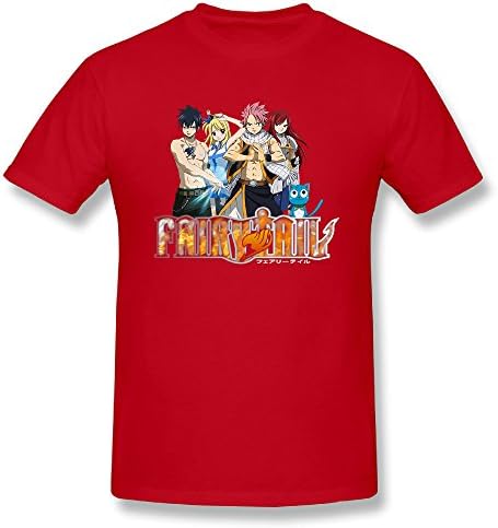Hymorning Creative Printed Cotton Fashion Men T-shirt Fairy Tail 5