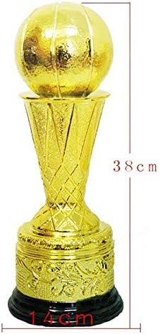 LGFB NBA trophy resin material Basketball fan souvenir electroplating crafts Model replica Baloncesto ornaments Fans of gift height 38cm can be customized