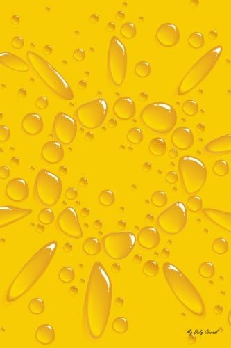 My Daily Journal: Sun Drops Vector, Lined Journal, 6 x 9, 200 Pages