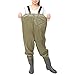 Vonsalor Chest Waders Fishing Boot-Foot Full-Sealed Wader Nylon PVC Waders Men and Women(7.0) 39