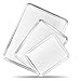 Baking Sheet Cookie Sheet 3-Piece, Bastwe Commercial Grade Stainless Steel Baking Pan, Crafted Professional Bakeware Oven Tray, Healthy & Durable & Rustproof & Easy Clean & Dishwasher Safe