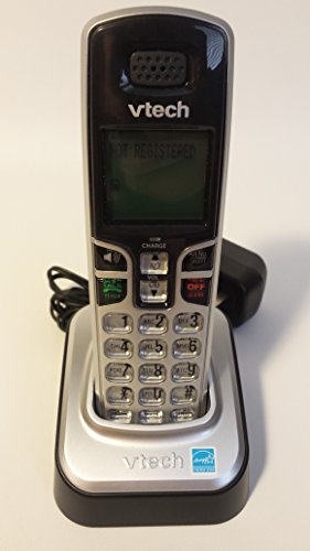 VTech CS6209 Accessory Cordless Handset, Silver/Black | Requires a VTech CS6219 or CS6229 Expandable Phone System to Operate