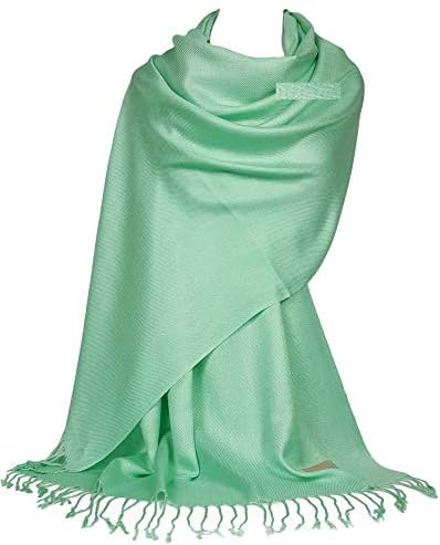 Pashmina Style Wrap Scarf - All Seasons - Twill Weave Soft - B9