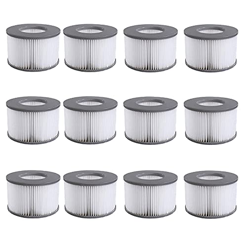 Mscomft Ersatzfilter für MSPA Whirlpoal Ersatz Filter Filterkartusche Wasserfilter,Filter für Whirlpoal, für heiße U-Boote und Spa, für aufblasbare Po