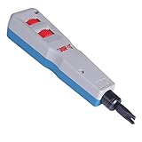 HDE Network Wire Punch Down Tool with Two Blades - 110 and BK Impact Blades Network Ethernet Wire Stripper and Installation Device