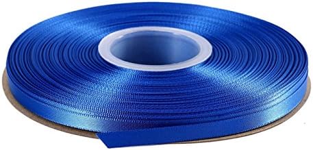 Duoqu 1/4 inch Wide Double Face Satin Ribbon 50 Yards Royal