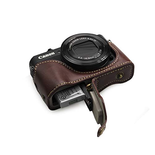 kinokoo PU Leder Tasche für Canon PowerShot G7 X Mark II/G7X Mark III Schutztasche Canon G7X III/GX II Kameratasche… – Bild 8