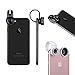MOMAX 5 in 1 Phone Camera Lens Kit, Universal Clip-On Cell Phone Lens Kit Including 180 Degree Fisheye+120 Degree Wide Angle+15x Macro+CPL Filter+2.5X Telephoto Lens for Most Phone (5 in 1 Assorted)