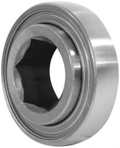 Big Bearing 205KRR2 Special Ag Bearing, 7/8" Hex Bore, 2.04" Flat Outside Diameter, 1" Inner Race Width, 0.59" Outer Race Width