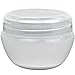 Beauticom 48 Pieces 20G/20ML White Frosted Container Jars with Inner Liner for Homemade Moisturizers, Lotions, Skin Care Products - BPA Free