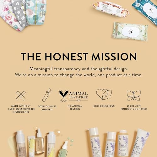 THE HONEST COMPANY SILICONE-FREE CONDITIONER | GENTLE FOR BABY | NATURALLY DERIVED, TEAR-FREE, HYPOALLERGENIC | SWEET ALMOND NOURISH, 10 FL OZ