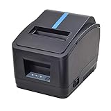 Receipt Printer, 80MM USB LAN Ethernet Pos Thermal Kitchen Printer, MUNBYN Windows Mac Printer with Auto Cutter Support DHCP Auto Set IP Address