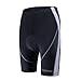 Nummy Men's Cycling Shorts With 3D Padded Classic Design Breathable Quick Dry Bike Bicycle Shorts
