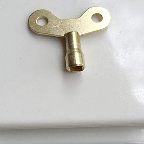 Key 2PCS Plumbing Hole Water Tap Special Lock Radiator Brass Faucet Bleed Square Socket