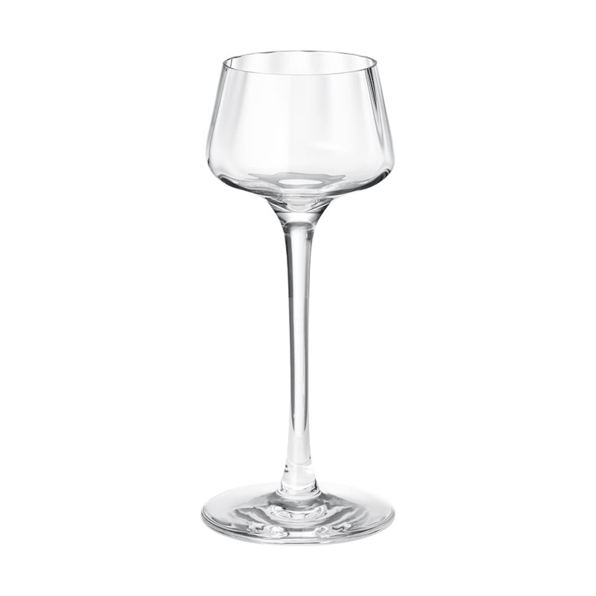 Georg Jensen Bernadotte Liquor Glasses in Crystal with Grooved Design - Set by Sigvard Bernadotte - Pack of 6