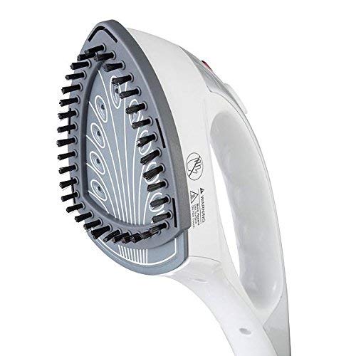 2-in-1 Powerful Professional Clothes Fabric Steamer for Home and Commercial Use, Dual-Use Built-In Iron and Garment Steamer with Fabric Brush, Garment Hanger, and Extra Long Steam Hose.