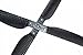 Jrelecs 2 Pairs Carbon Fiber Propellers for Parrot AR.Drone 1.0 & 2.0 Upgrade CW/CCW Propellers