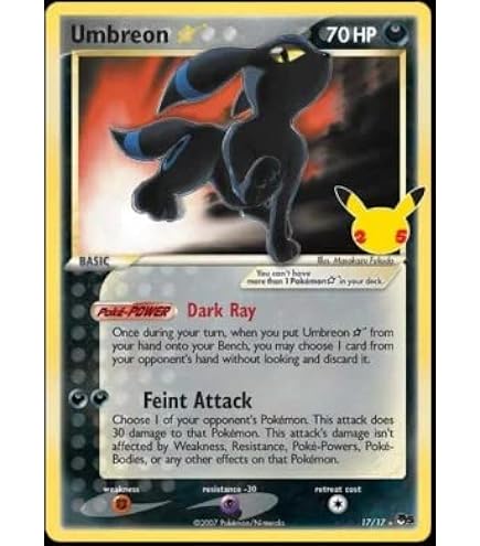 Amazon.com: Umbreon V - TG22/TG30 - Brilliant Stars - Trainer Gallery Pokemon  Card