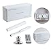 Window Candles Battery Operated With Remote Timers Flickering Flameless Led Electric Candle Lights With Removable Tapers Pillar Candle Holders For Christmas Decorations 2pcs Silver Base