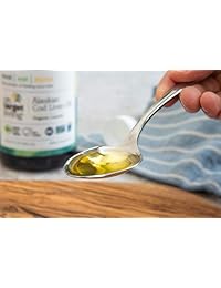 On Target Living Alaskan Aceite para hígado de bacalao de limón orgánico sabor 16.67 oz