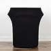 Efavormart New 41-50 Gallons Commercial grade Black Stretch Spandex Round Waste Trash Bin Container Cover