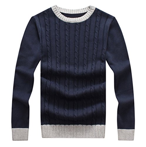 Men's Knitted Sweaters Crewneck Winter Warm Pullovers Men's Knitted Sweaters Crewneck Winter Warm Pullovers