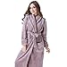 Richie House Women's Plush Soft Warm Fleece Bathrobe Robe RH1591
