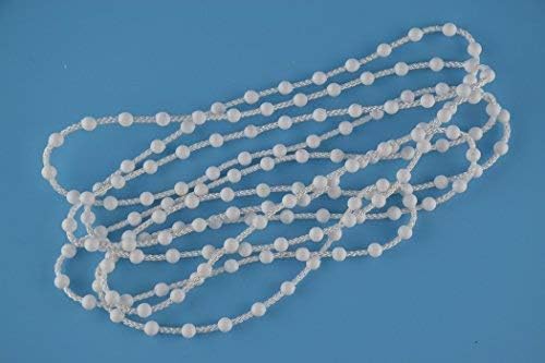 EveryHome EveryHome Roller Blind and Roman Shade Blind Wide Beaded Chain Cord White Plastic Roller Blind Wide Chain Repair (5M) - Image 4