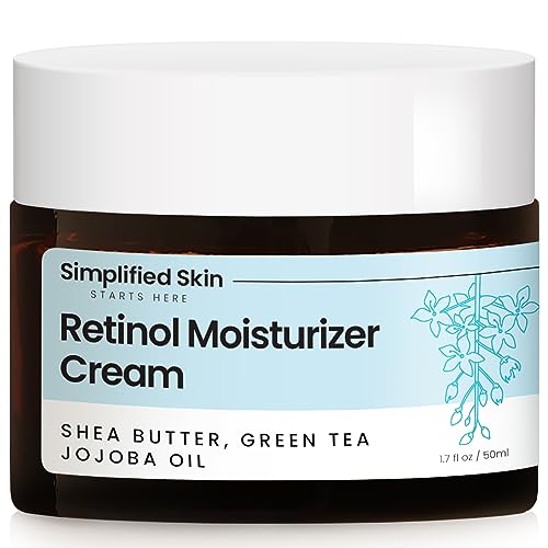 Simplified Skin Retinol Moisturizer Cream 2.5 for Face & Eye Area with