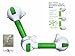 LivingPro Swivel Suction Cup Wall Grab Bar for Bath & Shower Safety, Quick & Easy Installation NO TOOLS Needed