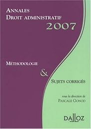 Droit administratif, 2007