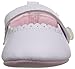 Little Me Mary Jane Baby Shoes White PU Leather