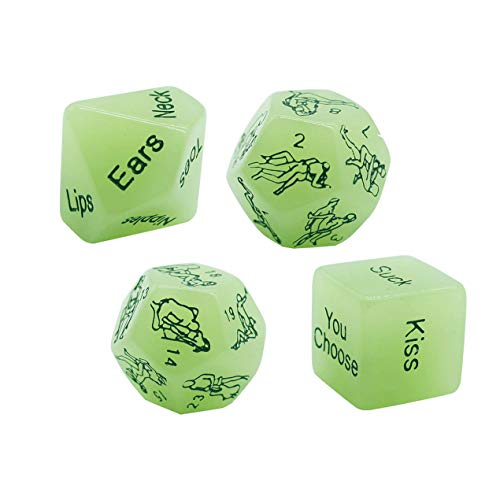 image for Fly-Love Funny Romantic Role Playing Dice Party Dice Game Set of 4,Nov