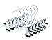 Nature Smile 6'' Double Adjustable Clips Boots Hangers - 6 Pack - Ultra Thin Space Saving Boots Socks Bags Hanging Clips, Boot Holder, Boot Storage,Portable Travel Clips Hangers, Pet hangers