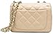 ILISHOP Women's Fashion Handbag Quilting Chain Cross Ladies Shoulder Bag Korean Style Quilted Cross-body Bags For Teens Hot Sale (Apricot)