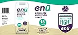 ENU RTD Vanilla Whey Protein Shake 17g (18 Pack) | Lactose & Gluten Free, Non-GMO Workout Drink For Muscle Gain | Healthy Weight Gain Nutrition Drink