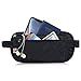 RFID Blocking Travel Wallet - Money Belt & Passport Holder for Women Men - Black primary
