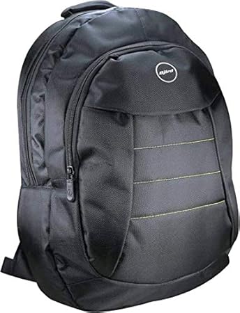 ISC Dell Old Polyester Casual Laptop Bags/Backpack for Men with Adjustable Strap Expendable with 2 Compartments .(Under 500) Rs (Black)