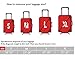 Explore Land Travel Luggage Cover Suitcase Protector Fits 27-30 Inch Luggage (Polkadot, L)