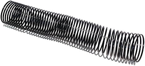 TruBind 38mm (1-1/2 in.) Spiral Binding Coils for Reports, Presentations and Proposals | 4:1 Pitch | 12 in. Length | Clear | 330 Sheets Binding Capacity | 50 Pack