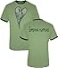 The Smashing Pumpkins Distressed Heart Heather Green Adult T-shirt Tee