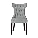 Dorel Living Clairborne Upholstered dining chair, set of 2, Gray