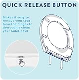 Croydex Constance Flexi-Fix White Soft Close Toilet Seat view 3
