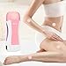 Belle Portable Electric Roll On Depilatory Hot Wax Warmer Heater Machine for Salon&Home Sundry Hair Removal -Pink(Wax Cartridge Excluded)